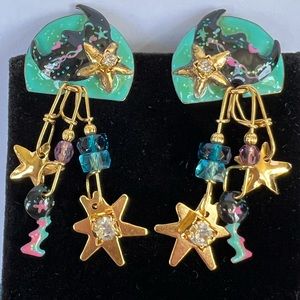 Vintage Lunch At The Ritz Celestial earrings